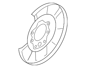 440304CU1A - : Backing Plate for Nissan: Rogue Image