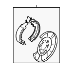 440105TA5A - Brakes: Parking Brake Assembly for Nissan Image