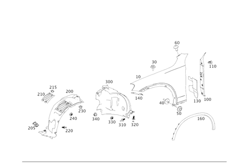 Front Fender for 2021 Mercedes-Benz GLC63 AMG S #0