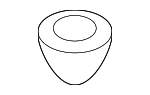8T8945243A - Electrical: High Mount Lamp Grommet for Audi Image