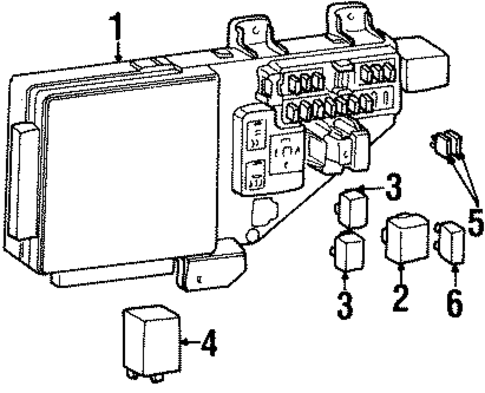 Horn for 1999 Chrysler Cirrus #1