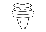 PAB827717 - Body: Engine Lid Clip for Porsche Image