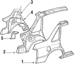 4548109 - Body: Quarter Panel for Dodge: Shadow Image