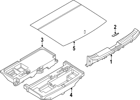 Interior Trim - Rear Body for 2023 Mazda MX-30 EV #0