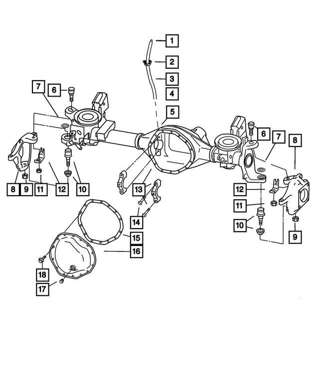 6032633AB - Automatic Transmission Multi-Speed: Vent Tube Clip for Mopar Image image