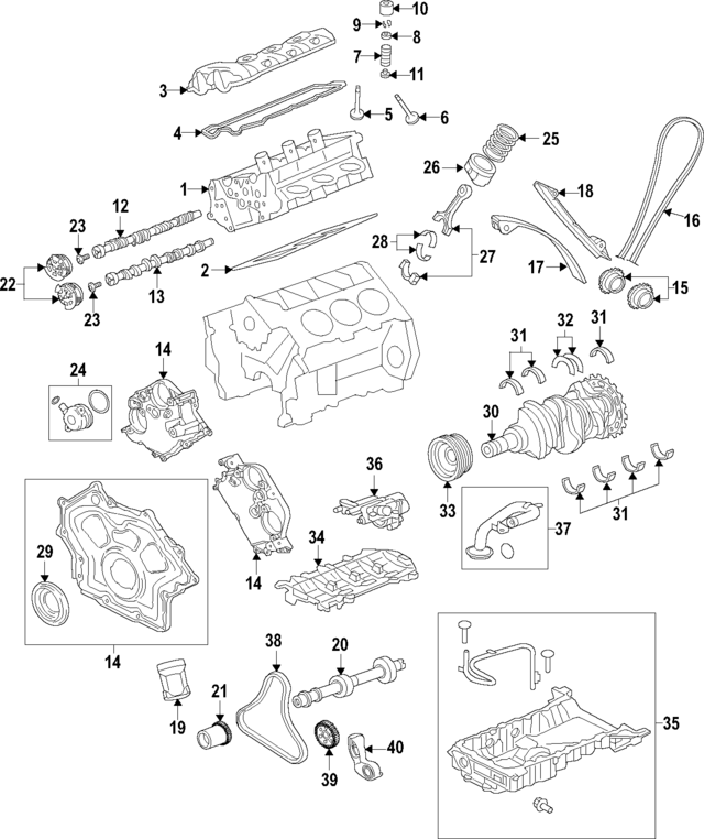 LR041672 - : Engine Camshaft for Land-Rover Image
