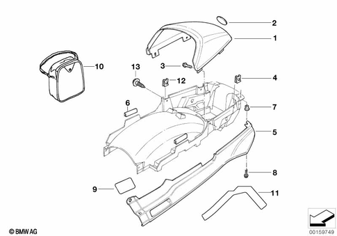 Bench Seat for 2002 BMW-Motorrad R 1150 RS #1