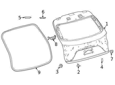 Gate & Hardware for 2022 Lexus NX350h #0