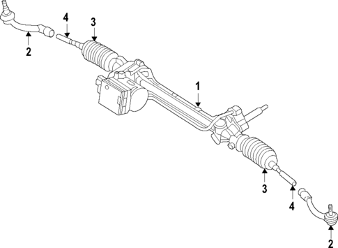 Steering Gear & Linkage for 2020 Kia Stinger #1