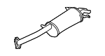 FS7040100A - Exhaust: Exhaust Muffler for Mazda Image