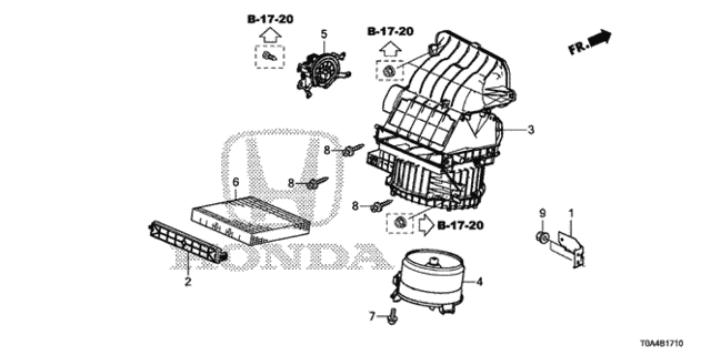 Heater Blower for 2016 Honda CR-V #0