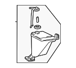 2543025100 - : Reservoir Assembly for Hyundai: Accent Image