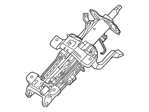 P1MZ3C529J - : Column Assembly Steering for Ford: Explorer, Police Interceptor Utility Image