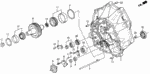 21171PR8007 - Transmission - Manual: ROTOR, OIL PUMP (INNER) (41) for Acura Image