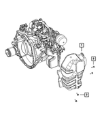 68073134AA - C514; 5-Speed; Manual Transaxle Automated: Transmission Shield for Fiat: 500 Image