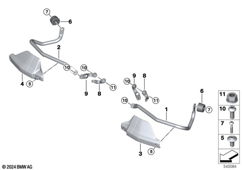 Motorcycle Handlebars for 2025 BMW-Motorrad F 900 GS #0