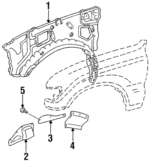 Structural Components & Rails for 1996 Toyota Land Cruiser #0