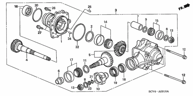 AT Transfer (4WD) for 2005 Honda Element #0