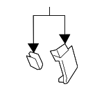 75832TJBC01 - : Mud Guard Mount Bracket for Acura: RDX Image