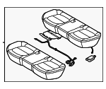 89100E4210ASW - Body: Cushion Assembly for Kia: Soul EV Image