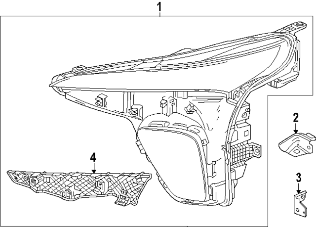 26485071 - : Lower Bracket for Buick: Envision Image