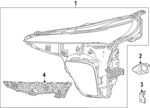 26366668 - : Upper Bracket for Buick: Envision Image