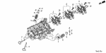 614758GA00 - Engine: VALVE SET, EX. for Acura Image
