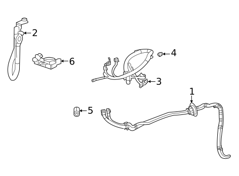 Battery Cables for 2024 Cadillac CT4 #1