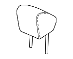 81140TVAA42ZA - Body: Headrest for Honda: Accord Image