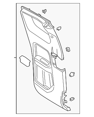 KB3Z2627406DA - : Door Trim Panel for Ford: Ranger Image