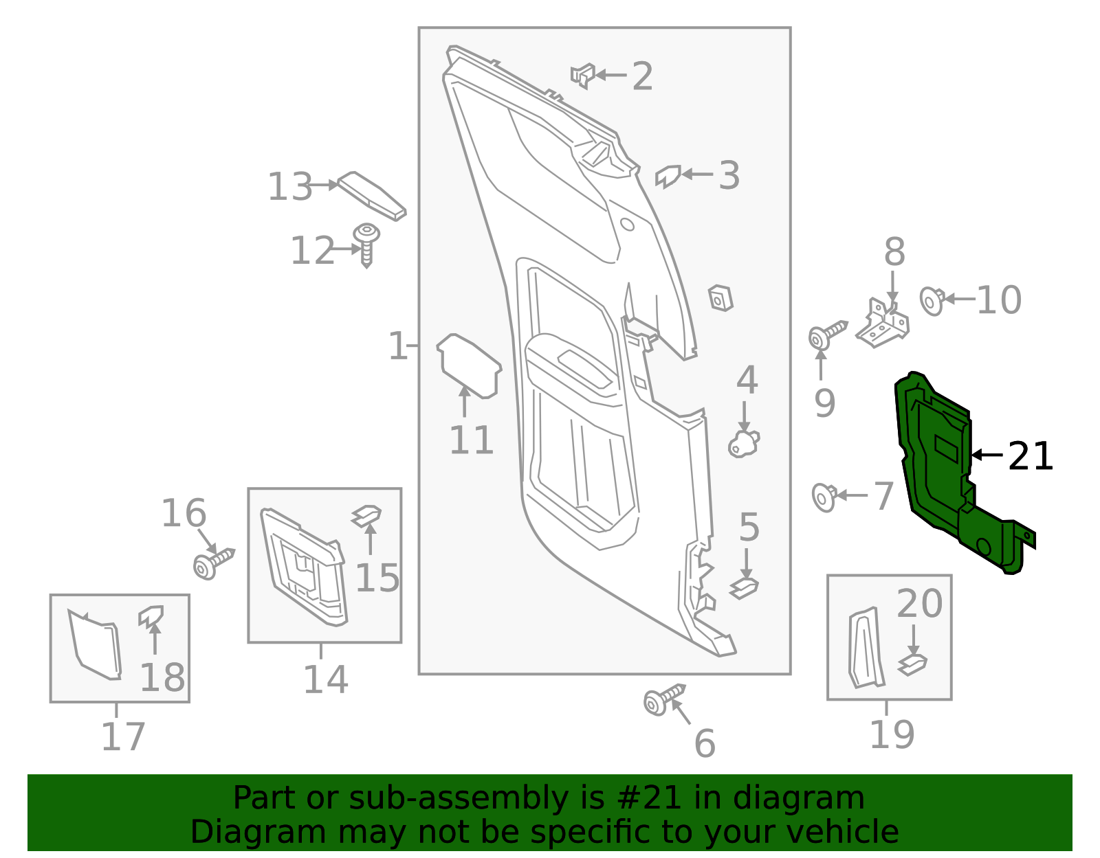 KB3Z-2127459-A - 2019-2023 Ford Ranger - Inner Shield | Dealer Auto Parts