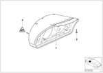 62116985652 - Instruments, Measuring Systems: Instruments Combination Uncoded for BMW Image