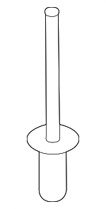 90671TK4A00 - Body: Cover Plate Rivet for Acura Image