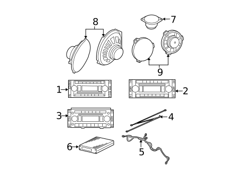 Sound System for 2007 Jeep Commander #0