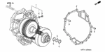 21812PHT000 - Transmission - Automatic: GASKET, INTERMEDIATE PLATE for Honda Image