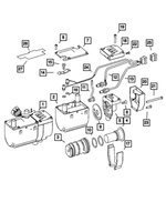 68026061AA - Air Conditioning &amp; Heater: Supplemental Diesel Fuel Heater for Dodge: Sprinter 2500, Sprinter 3500 Image