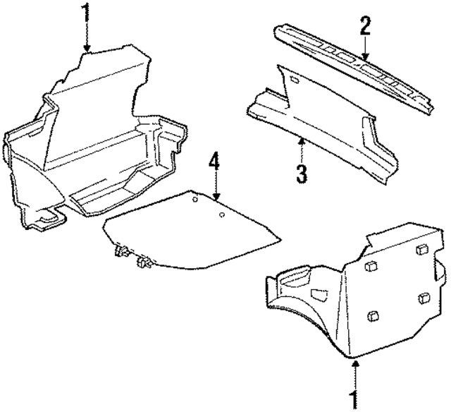 12669322337145 - Body: Side Panel for Mercedes-Benz Image