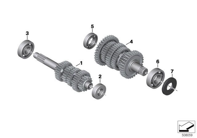 23008568647 - : Transmission Shaft Drive for BMW-Motorrad Image