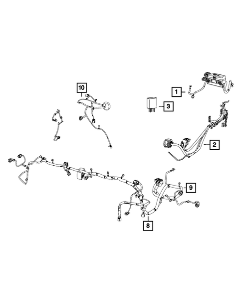 Wiring-Headlamp to Dash for 2018 Ram 3500 #1