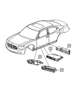 4602670AA - Electrical: Heated Seat Control Module for Mopar Image
