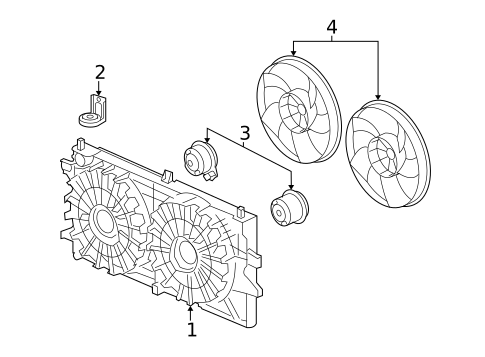 Cooling Fan, Clutch & Motor for 2006 Buick LaCrosse #0