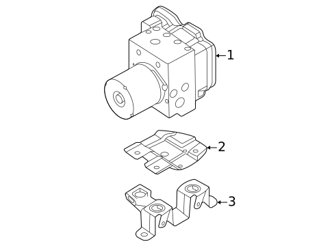 ABS Components for 2024 Audi e-tron GT #0