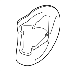 8W0615311E - Brakes: Splash Shield for Audi: A4, A4 allroad, A4 Quattro, A5 Quattro, A5 Sportback, A6 Quattro, Q5, Q5 PHEV, Q5 Sportback, RS5 Sportback, S5 Sportback, S6, SQ5, SQ5 Sportback Image