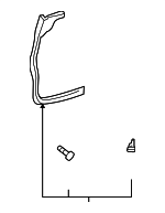 67861AA050 - Body: Lower Weather-strip for Toyota: Solara Image