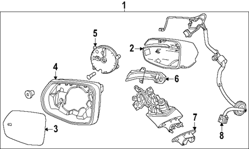 Outside Mirrors for 2024 Honda Prologue #0