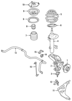 31316780472 - Suspension: Strut for Mini: Cooper Image