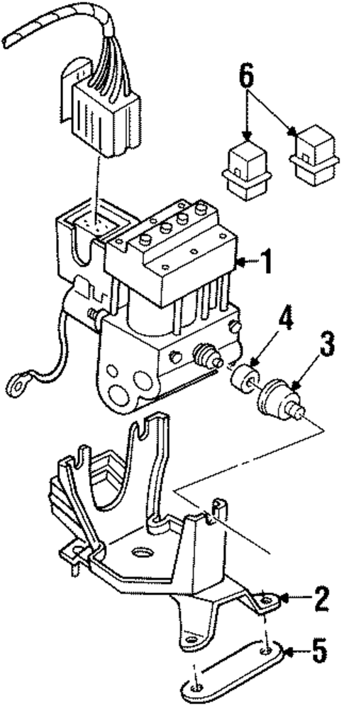 ABS Components for 1999 Mercury Villager #0