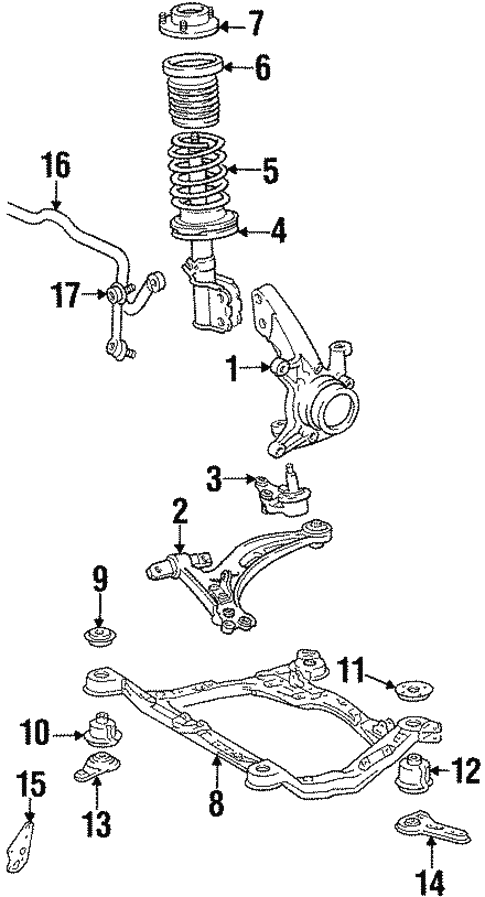 Suspension Components for 1992 Toyota Camry | Longo Toyota Parts