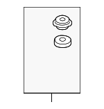 25336J6000 - Cooling System: Lower Mount for Genesis: G90, GV60 | Hyundai: Ioniq 5, Ioniq 6 Image