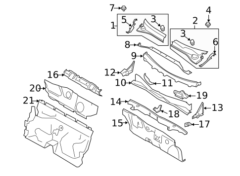 Cowl for 2011 Suzuki SX4 #0